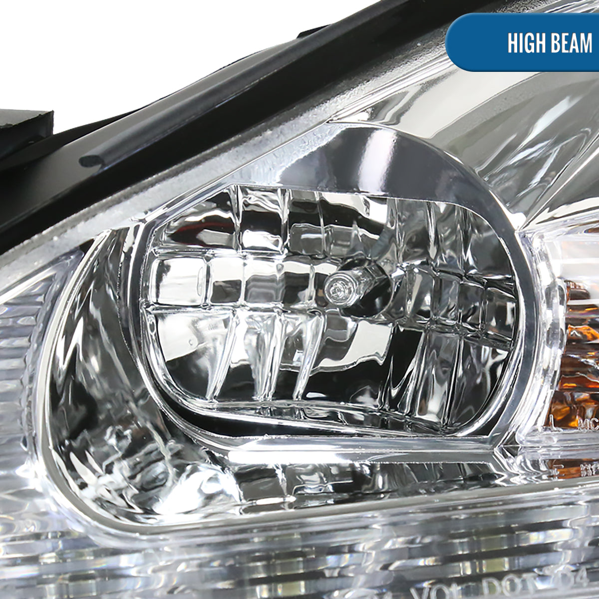 Ronnin - Fits 2006-2010 Lexus IS250 IS350 Upgrade Projector Halogen Headlights Assembly LED Integrated Running and Turn Signal Lights Pair | Chrome