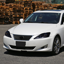 Ronnin - Fits 2006-2010 Lexus IS250 IS350 Upgrade LED Switchback Sequential Turn Signals Projector Halogen Headlights Assembly Pair | Black Smoke