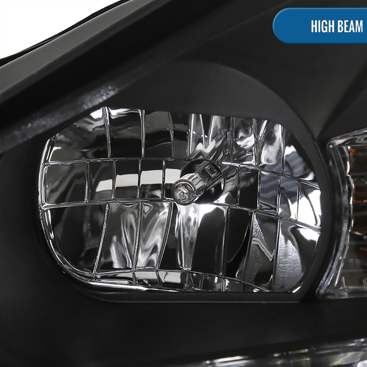 Ronnin - Fits 2006-2010 Lexus IS250 IS350 Upgrade Projector Halogen Headlights Assembly LED Integrated Running and Turn Signal Lights Pair | Black