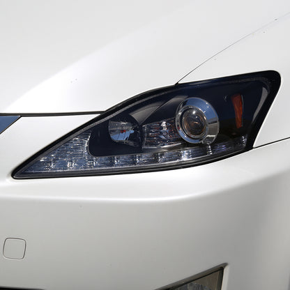 Ronnin - Fits 2006-2010 Lexus IS250 IS350 Upgrade LED Switchback Sequential Turn Signals Projector Halogen Headlights Assembly Pair | Black