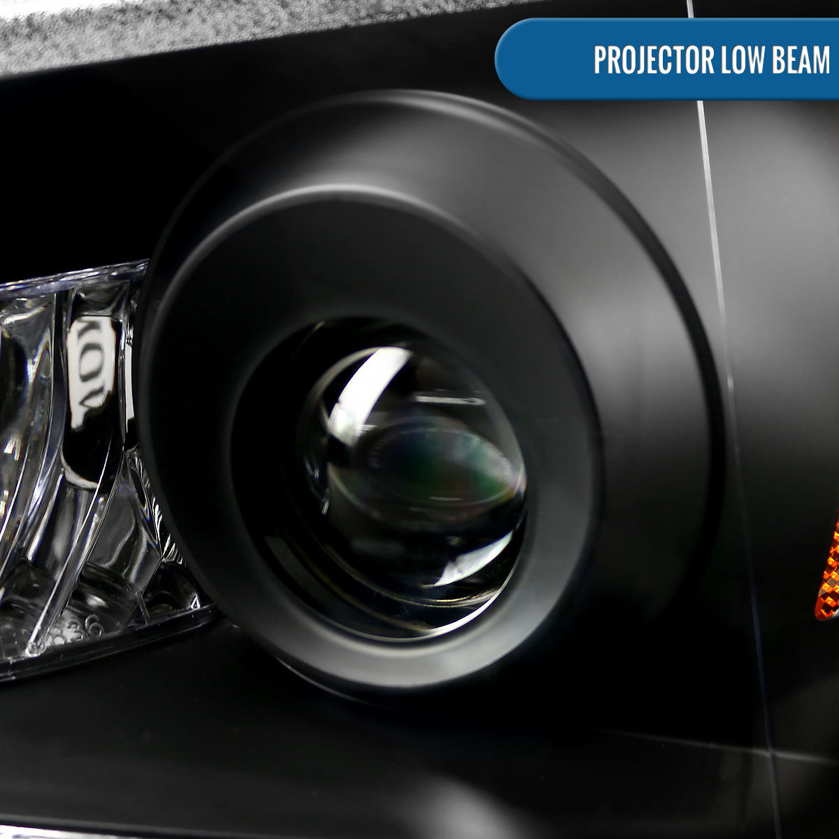 Ronnin - Fits 2001-2005 Lexus IS300 Upgrade Replacement LED Turn Signal Lights Projector Xenon Headlights Assembly Pair | Black