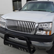 Ronnin - Fits 2002-2007 Chevy Avalanche Silverado Upgrade Replacement Dual LED Halo Rims Projector Headlights Assembly Pair | Chrome