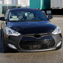 Ronnin - Se adapta a Hyundai Veloster 2012-2017 Mejora el tubo de luz LED diurna, intermitentes secuenciales, conjunto de faros proyectores, par | Cromado