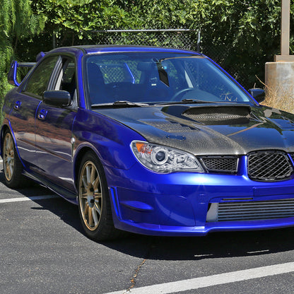 Ronnin - Fits 2006-2007 Subaru Impreza WRX STI Upgrade LED Running Lights Projector Headlights Assembly Pair | Chrome