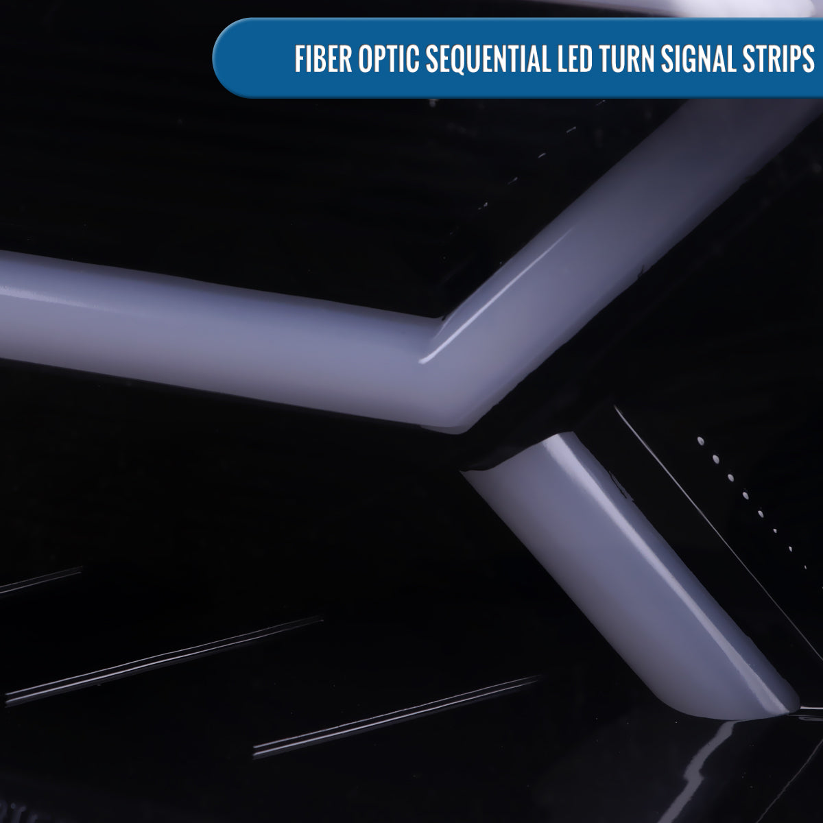 Ronnin - Fits 2006-2007 Subaru Impreza WRX STI Upgraded Projector Halogen Headlights LED Sequential Turn Signal Tube  Assembly Pair | Black Smoke