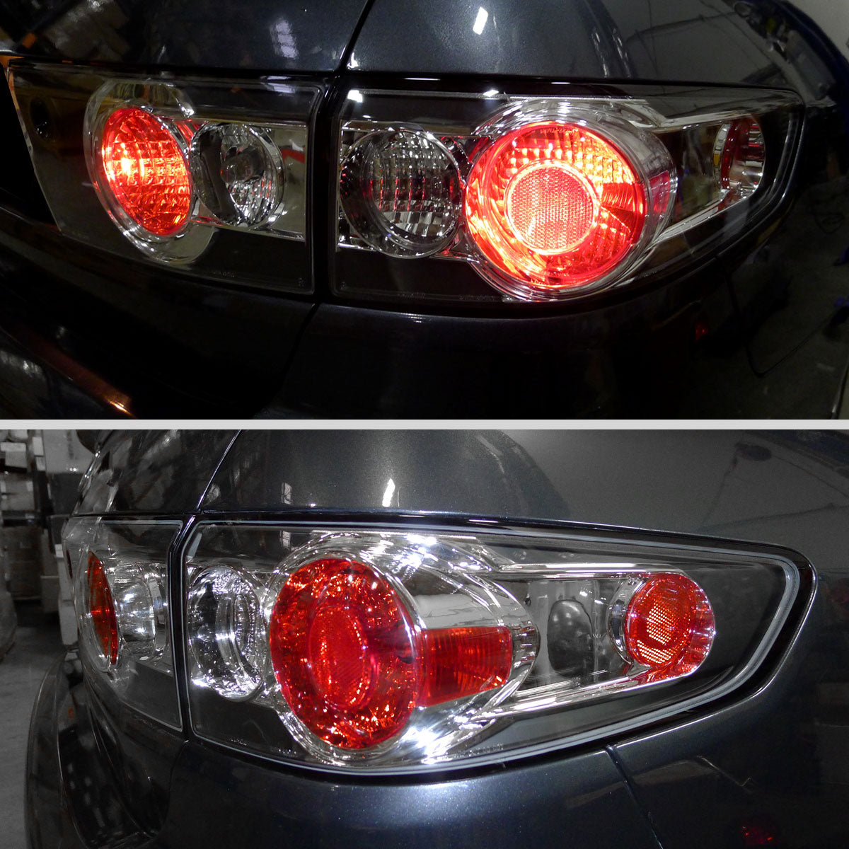 Ronnin - Conjunto de luces traseras de repuesto para Honda Accord Sedán 2003-2005, par | Negro