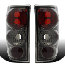 Ronnin - Fits 1995-2004 Chevy Blazer GMC Jimmy Envoy Oldsmobile Bravada Tail Lights Replacement Assembly Pair | Smoke