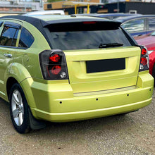 Ronnin - Fits 2007-2012 Dodge Caliber Rear Tail Lights Lamps Assembly Pair | Black