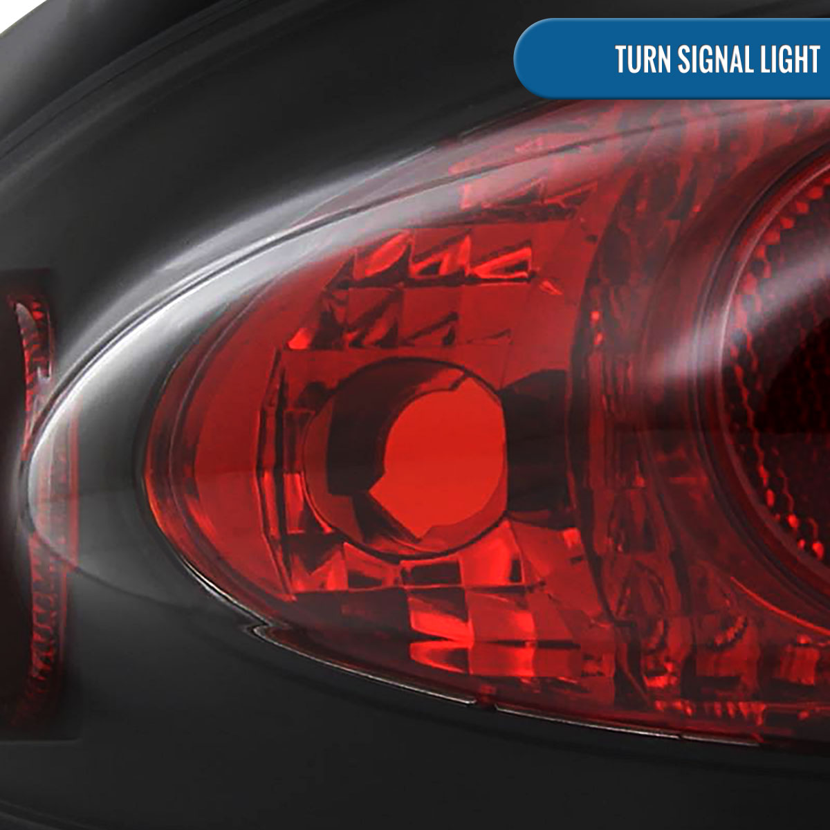Ronnin - Fits 2003-2005 Chevy Cavalier Tail Lights Factory Replacement Pair | Black