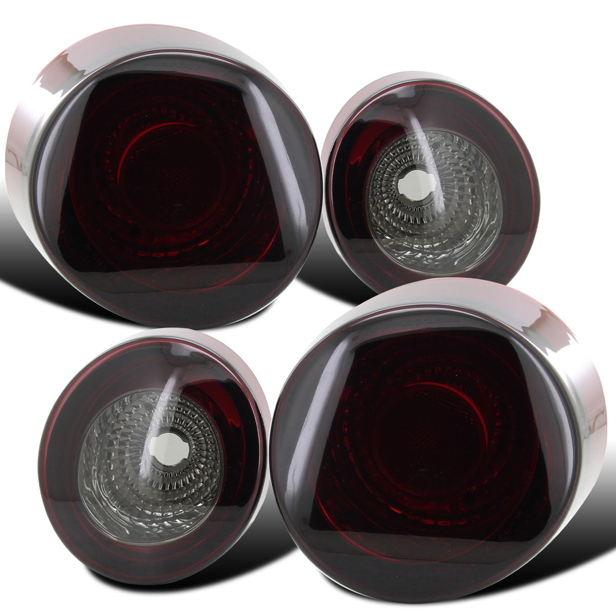 Ronnin - Fits 2005-2010 Chevy Cobalt Coupe Replacement Tail Lights Pair | Smoke