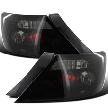 Ronnin - Fits 2006-2011 Honda Civic Coupe 2 Door Factory Replacement Tail Lights Assembly Pair | Black Smoke