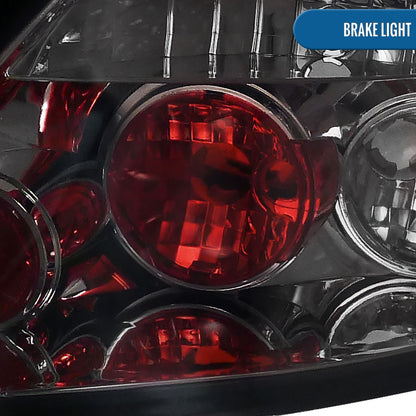 Ronnin - Fits 2006-2011 Honda Civic Coupe 2 Door Factory Replacement Tail Lights Assembly Pair | Smoke