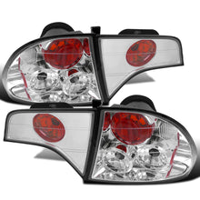 Ronnin - Fits 2006-2011 Honda Civic Sedan 4 Door Factory Replacement Tail Lights Assembly Pair | Chrome