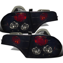 Ronnin - Fits 2006-2011 Honda Civic Sedan 4 Door Factory Replacement Tail Lights Assembly Pair | Black Smoke
