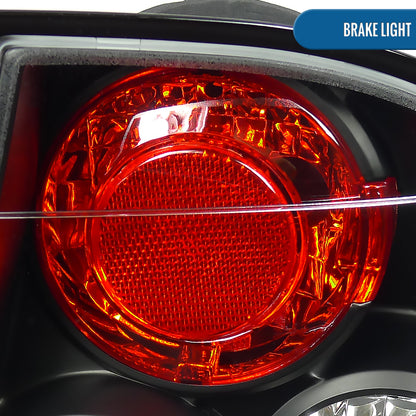 Ronnin - Fits 2006-2011 Honda Civic Sedan 4 Door Factory Replacement Tail Lights Assembly Pair | Black