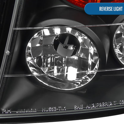 Ronnin - Fits 2006-2011 Honda Civic Sedan 4 Door Factory Replacement Tail Lights Assembly Pair | Black