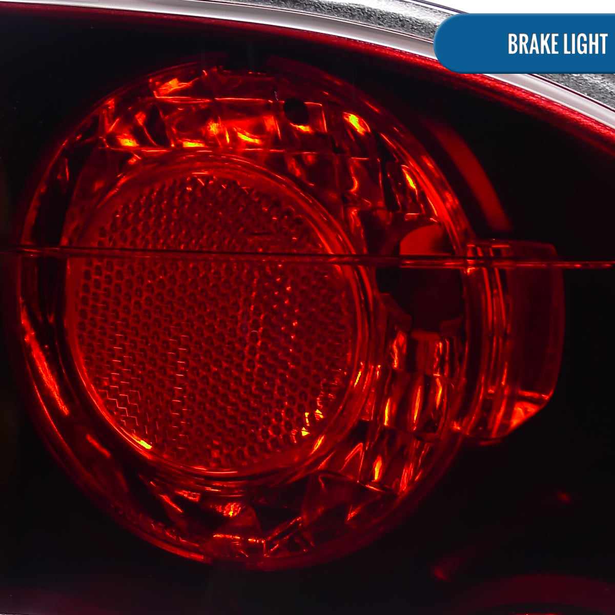 Ronnin - Fits 2006-2011 Honda Civic Sedan 4 Door Factory Replacement Tail Lights Assembly Pair | Black Red