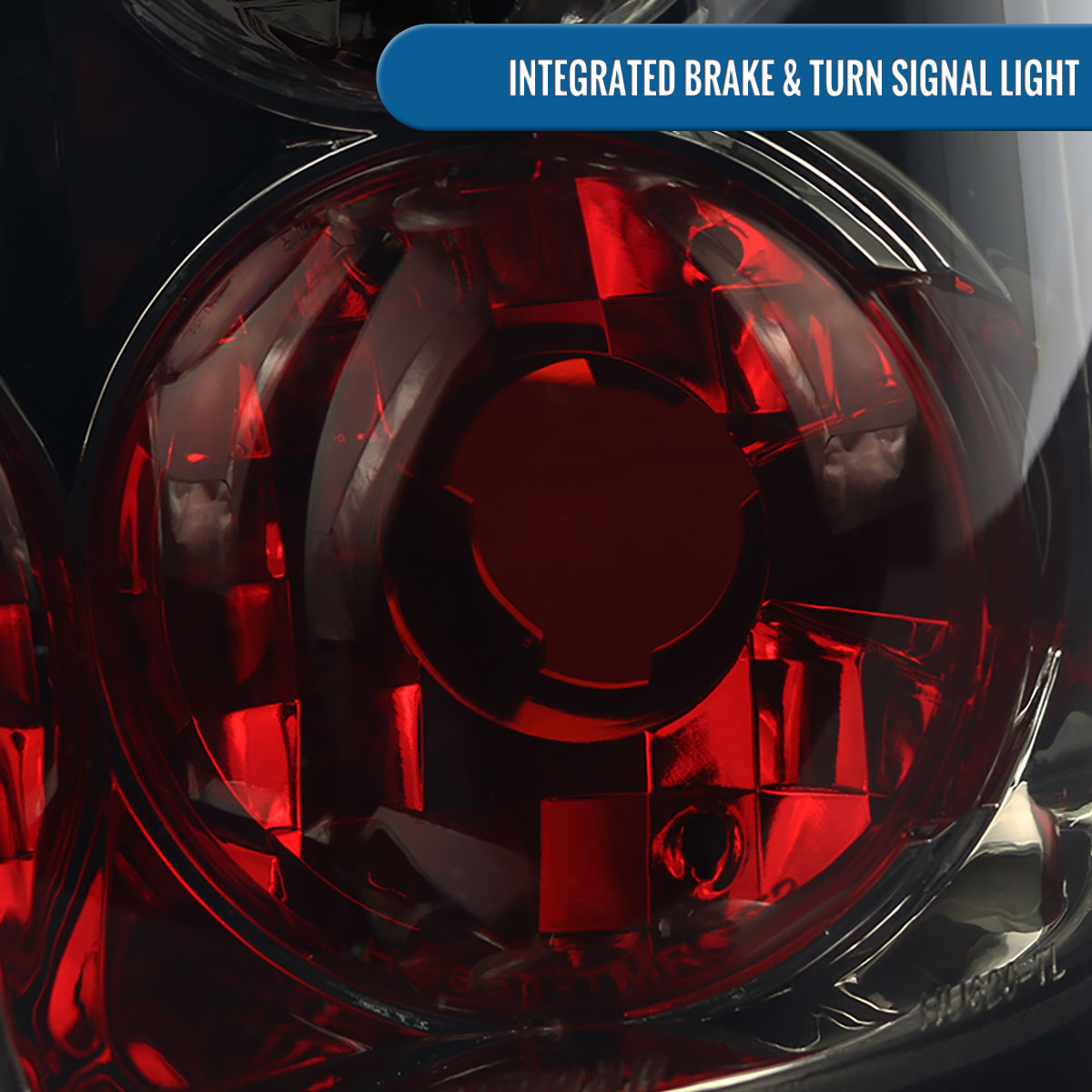 Ronnin - Fits 1997-2004 Dodge Dakota Factory Replacement Tail Lights Assembly Pair | Smoke