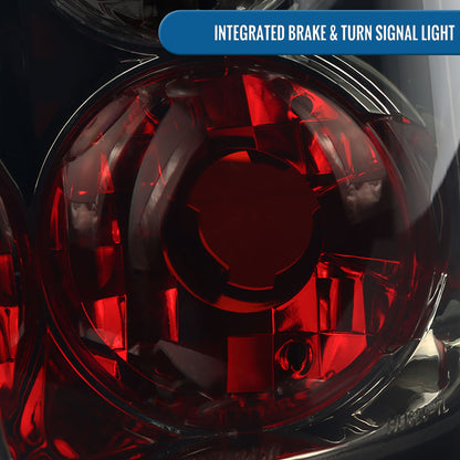 Ronnin - Fits 1997-2004 Dodge Dakota Factory Replacement Tail Lights Assembly Pair | Smoke