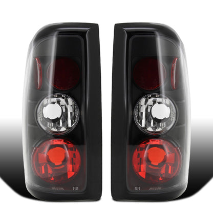 Ronnin - Fits 1997-2004 Dodge Dakota Factory Replacement Tail Lights Assembly Pair | Black