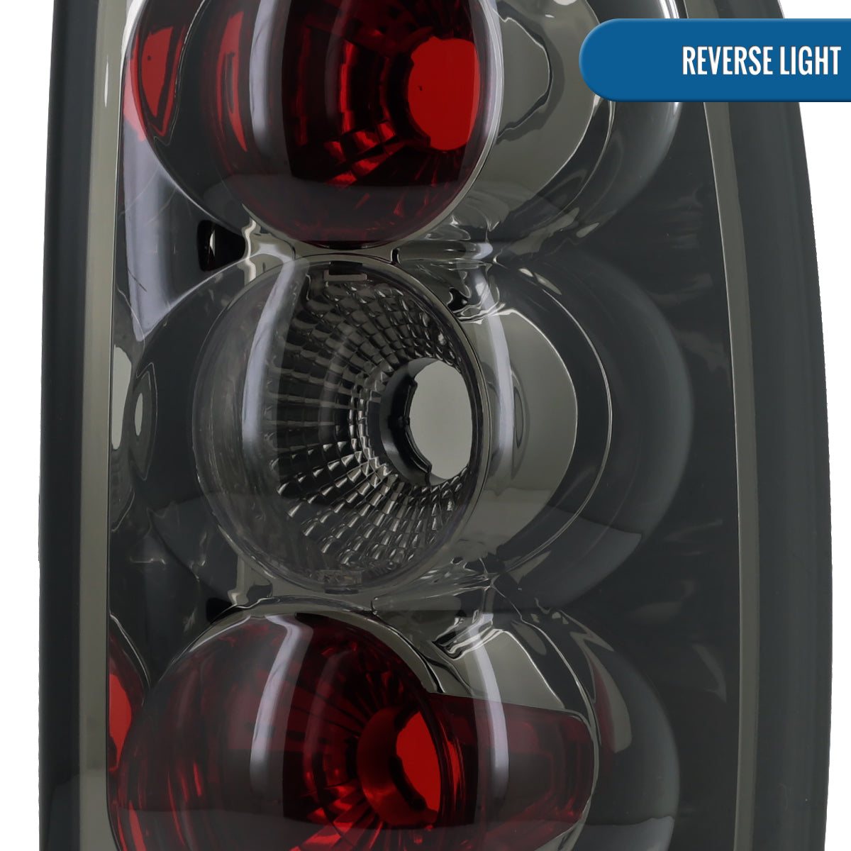 Ronnin -  Fits 2000-2006 Chevy Tahoe Suburban GMC Yukon Denali XL Factory Replacement Tail Lights Assembly Pair | Smoke