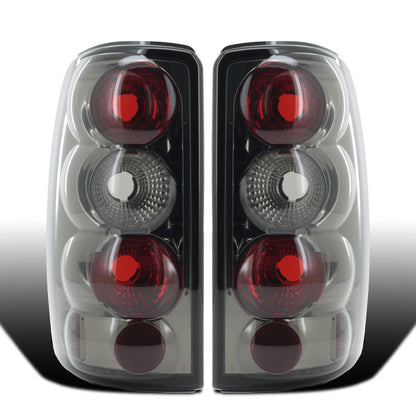 Ronnin -  Fits 2000-2006 Chevy Tahoe Suburban GMC Yukon Denali XL Factory Replacement Tail Lights Assembly Pair | Smoke
