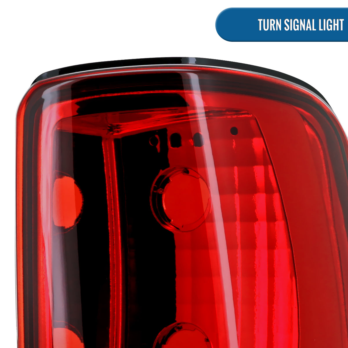 Ronnin -  Fits 2000-2006 Chevy Tahoe Suburban GMC Yukon Denali XL Factory Replacement Tail Lights Assembly Pair | Red