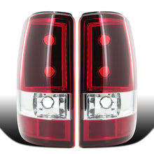 Ronnin -  Fits 2000-2006 Chevy Tahoe Suburban GMC Yukon Denali XL Factory Replacement Tail Lights Assembly Pair | Red
