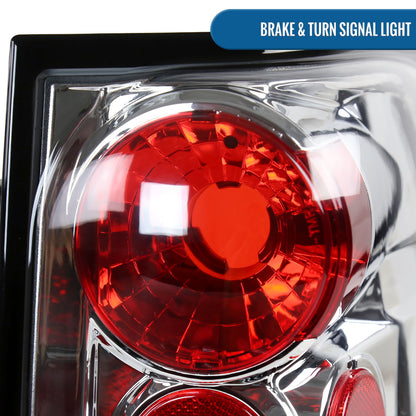 Ronnin - Fits 2003-2006 Ford Expedition Upgrade Tail Lights Assembly Replacement Pair | Chrome