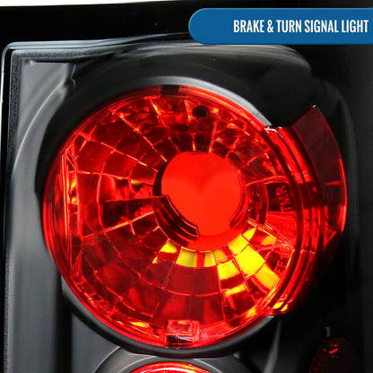 Ronnin - Fits 2003-2006 Ford Expedition Upgrade Tail Lights Assembly Replacement Pair | Black