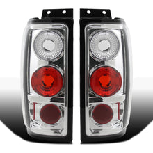 Ronnin - Fits 1997-2002 Ford Expedition Upgrade Tail Lights Assembly Replacement Pair | Chrome