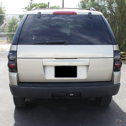 Ronnin - Compatible con Ford Explorer de 4 puertas 2002-2005, conjunto de luces traseras de repuesto, par | Humo negro