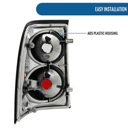 Ronnin - Compatible con Ford Explorer de 4 puertas 2002-2005, conjunto de luces traseras de repuesto, par | Humo negro