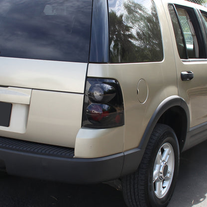 Ronnin - Compatible con Ford Explorer de 4 puertas 2002-2005, conjunto de luces traseras de repuesto, par | Humo negro