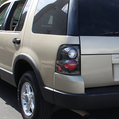 Ronnin - Conjunto de luces traseras de repuesto para Ford Explorer 4 puertas 2002-2005 | Negro