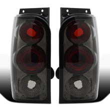 Ronnin - Fits 1998-2001 Ford Explorer Mercury Mountaineer Tail Lights Replacement Assembly Pair | Smoke
