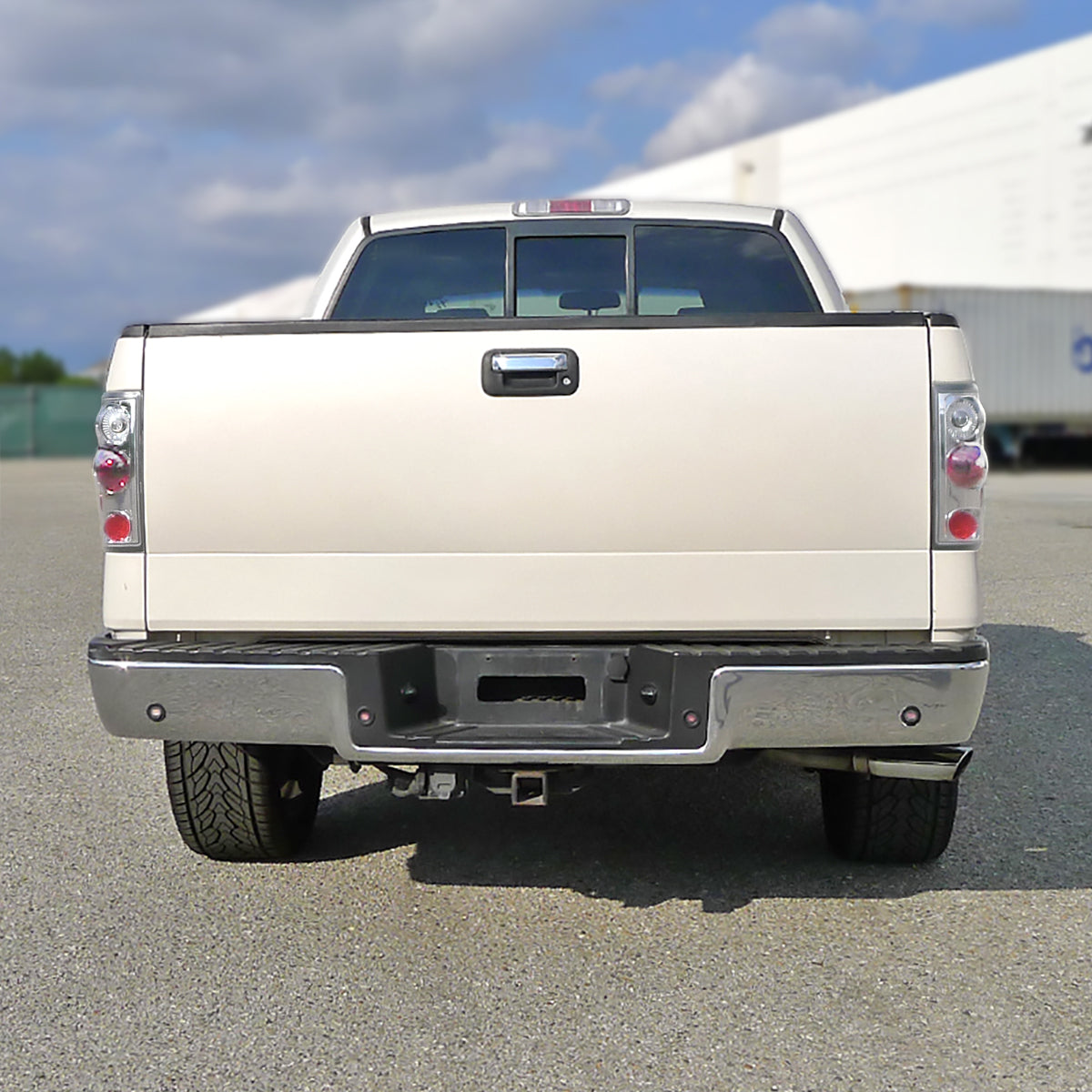 Ronnin - Compatible con conjunto de luces traseras Styleside Ford F150 2004-2008 de repuesto (par) | Cromado