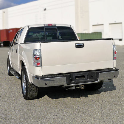 Ronnin - Compatible con conjunto de luces traseras Styleside Ford F150 2004-2008 de repuesto (par) | Cromado