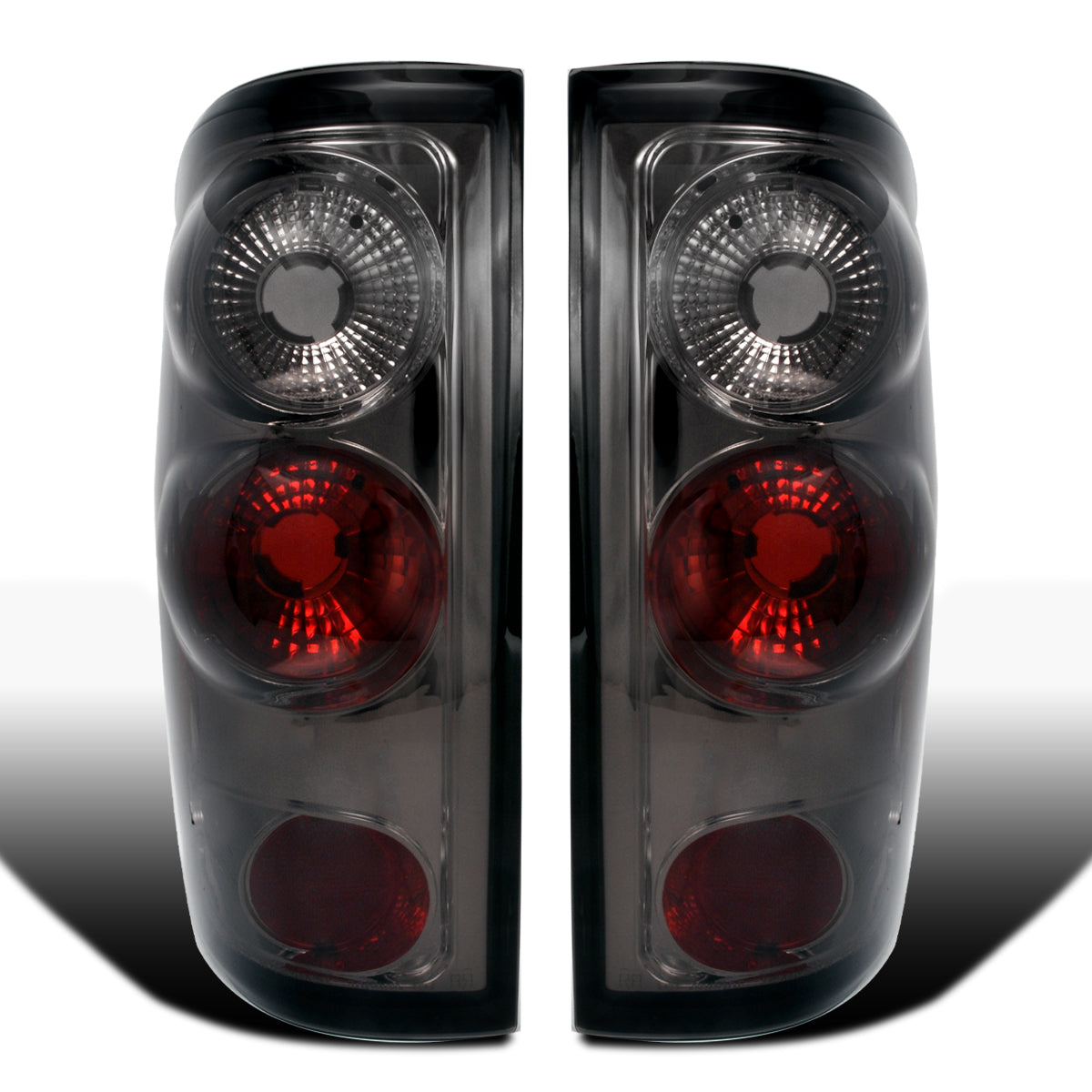 2004-2008 Ford F150 Styleside Tail Lights Assembly Replacement Pair  | Smoke