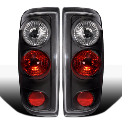 2004-2008 Ford F150 Styleside Tail Lights Assembly Replacement Pair | Black