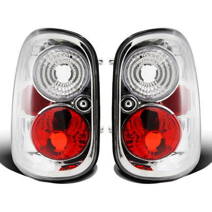 Ronnin - Compatible con Ford F150 Flareside 1997-2003, F150 Heritage Flareside 2004. Par de luces traseras de repuesto estilo europeo | Cromadas