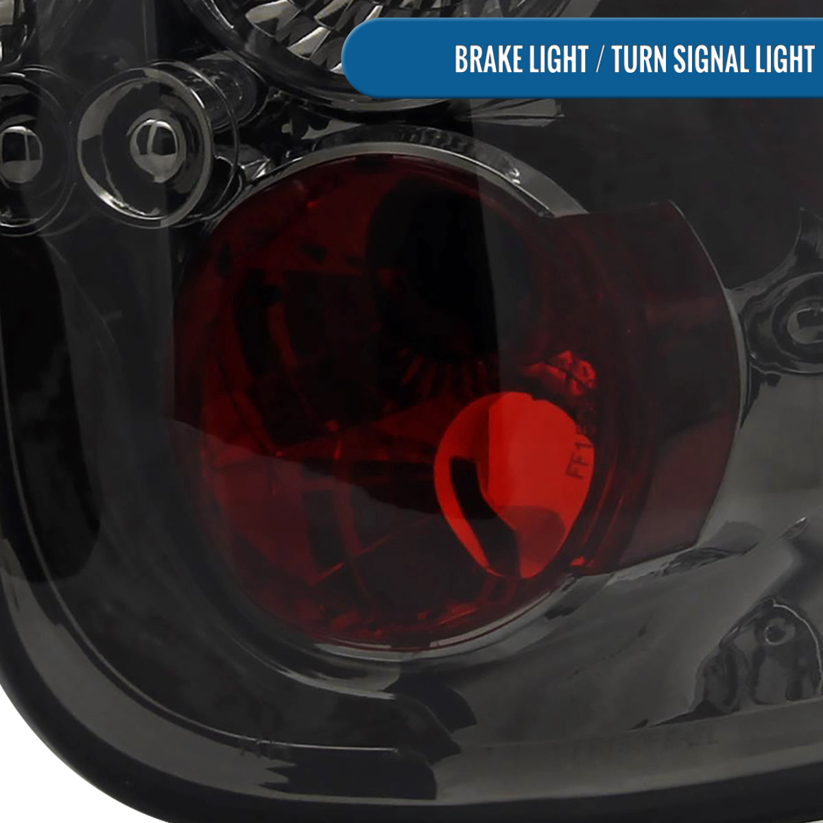 Ronnin - Compatible con Ford F150 Flareside 1997-2003, Ford F150 Heritage Flareside 2004 Euro Style Par de conjunto de luces traseras de repuesto | Ahumado