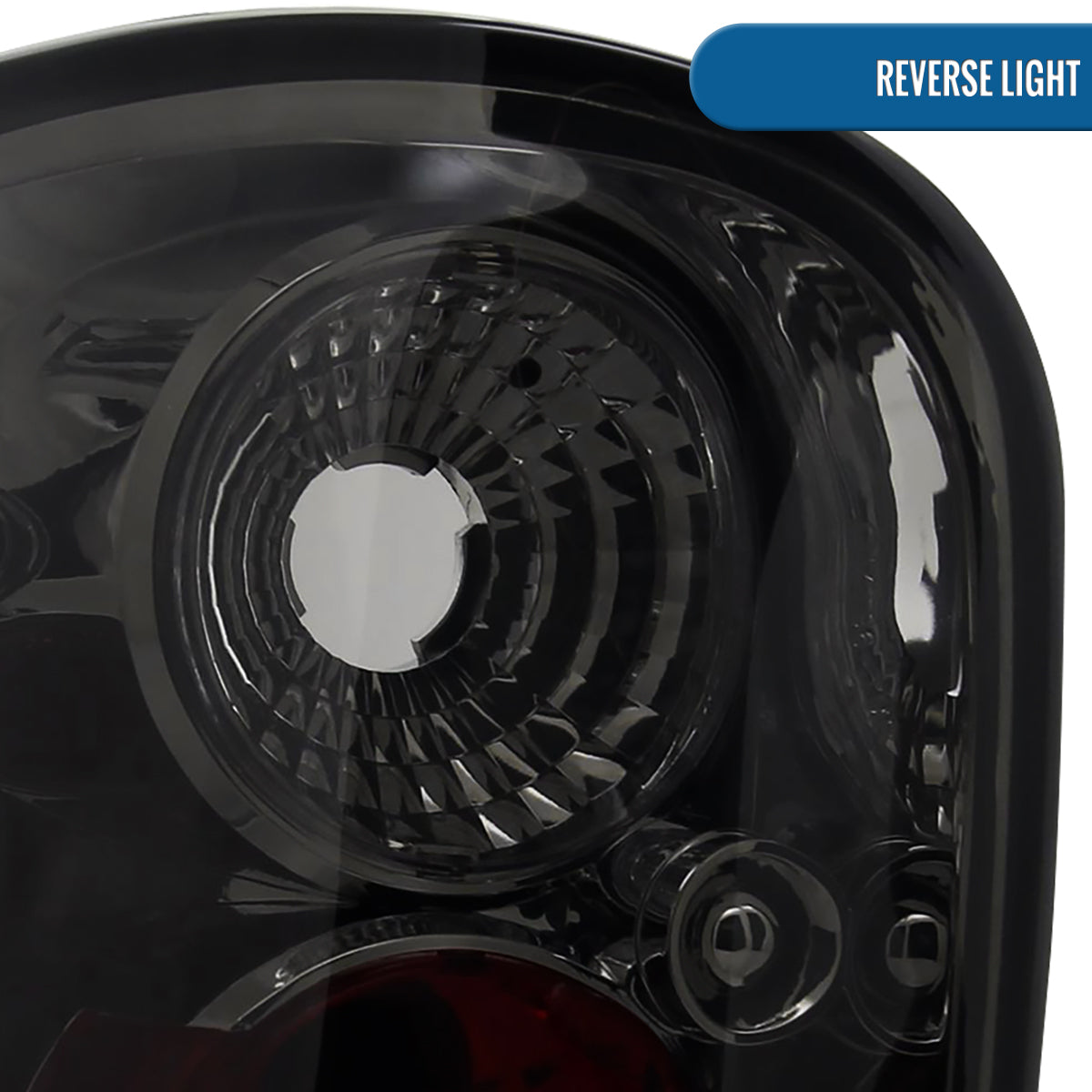 Ronnin - Compatible con Ford F150 Flareside 1997-2003, Ford F150 Heritage Flareside 2004 Euro Style Par de conjunto de luces traseras de repuesto | Ahumado