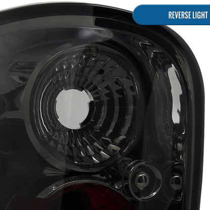 Ronnin - Compatible con Ford F150 Flareside 1997-2003, Ford F150 Heritage Flareside 2004 Euro Style Par de conjunto de luces traseras de repuesto | Ahumado
