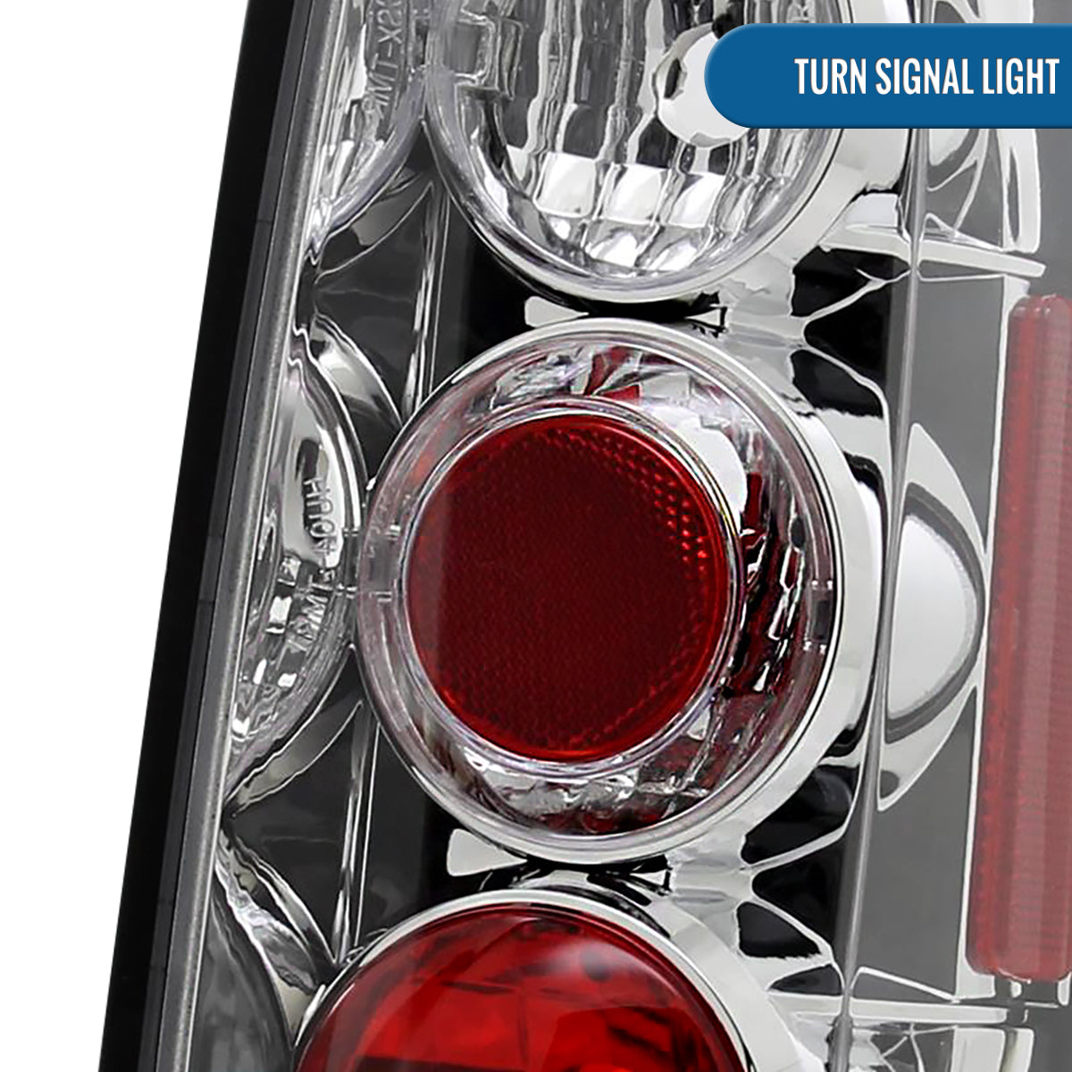 Ronnin - Compatible con Suzuki Equator Nissan Frontier 2005-2014, par de luces traseras de estilo europeo, cromadas