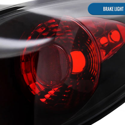 Ronnin - Compatible con Pontiac G6 Coupé de 2 puertas 2006-2009, conjunto de luces traseras de repuesto mejoradas, par | Negro