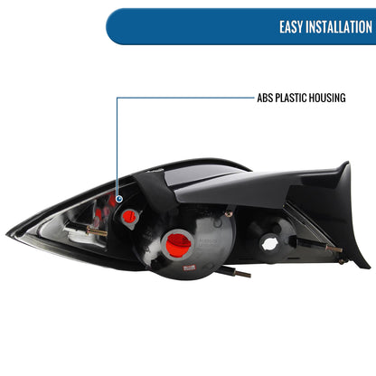 Ronnin - Compatible con Pontiac G6 Coupé de 2 puertas 2006-2009, conjunto de luces traseras de repuesto mejoradas, par | Negro