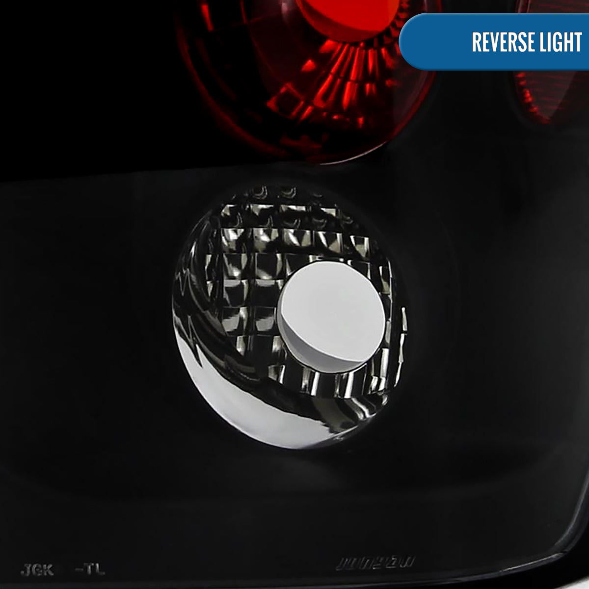 2005-2006 Jeep Grand Cherokee Euro Style Replacement Tail Lights Assembly Pair | Black