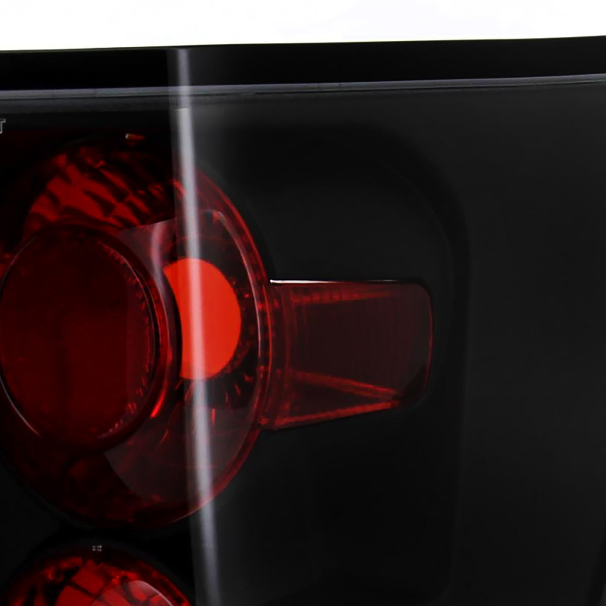 2005-2006 Jeep Grand Cherokee Euro Style Replacement Tail Lights Assembly Pair | Black