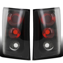 2005-2006 Jeep Grand Cherokee Euro Style Replacement Tail Lights Assembly Pair | Black